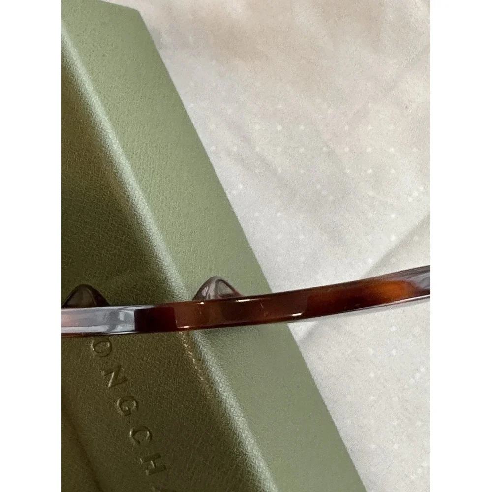 Longchamp Havana Gold Cat-Eye L0627s Sunglasses NWOT Authentic Foldbox Luxury
